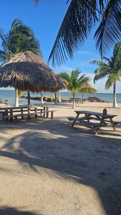 A palapa on the sand